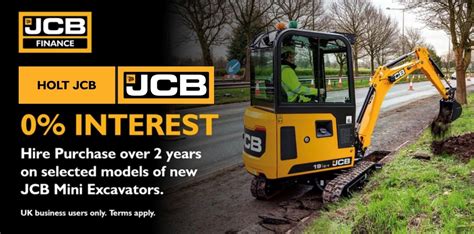 jcb finance mini excavators